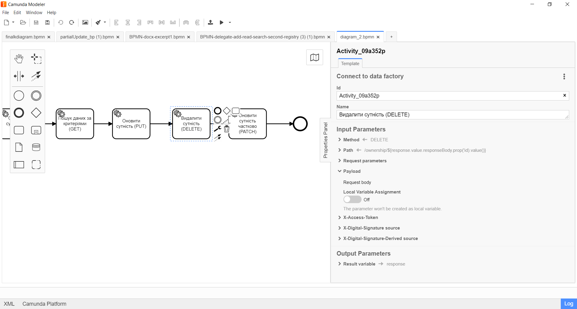 connect to data factory delegate 21 1