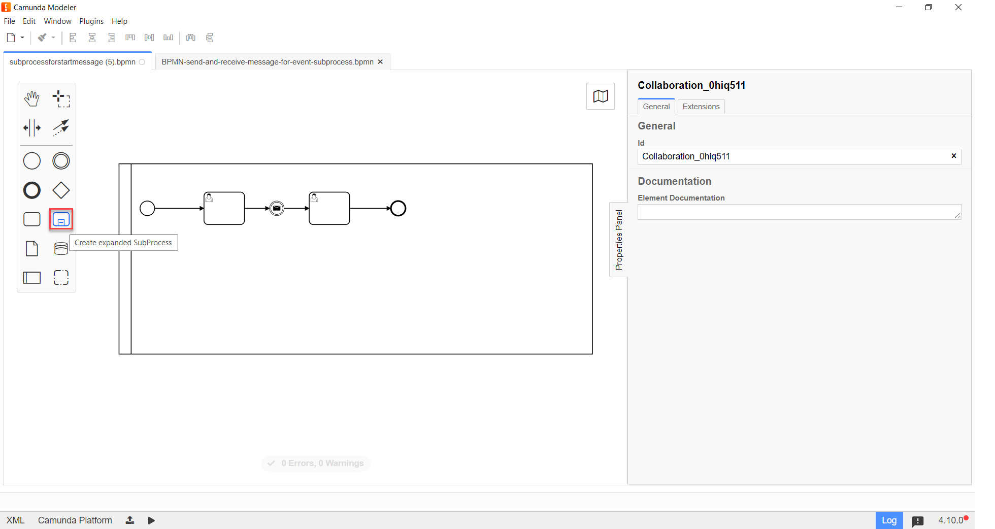 event subprocess 1