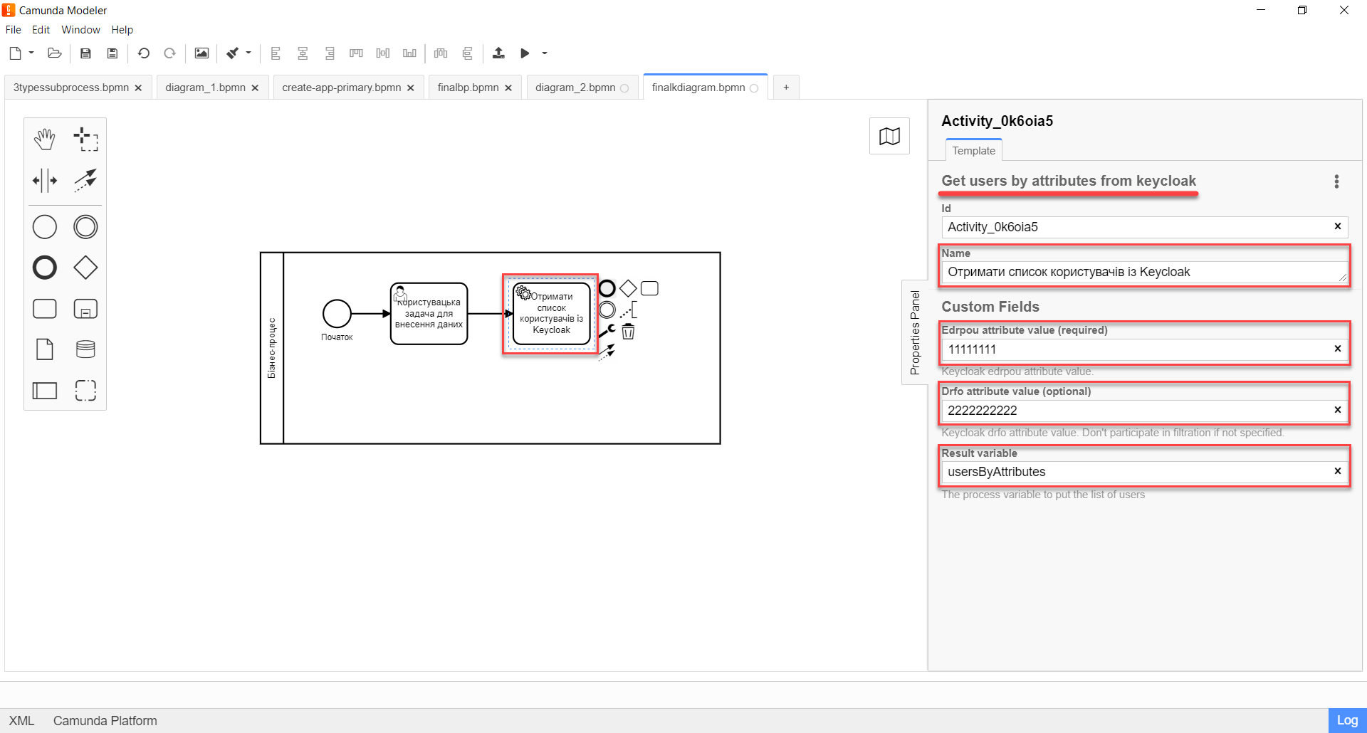 element temp keycloak attributes delegate 4