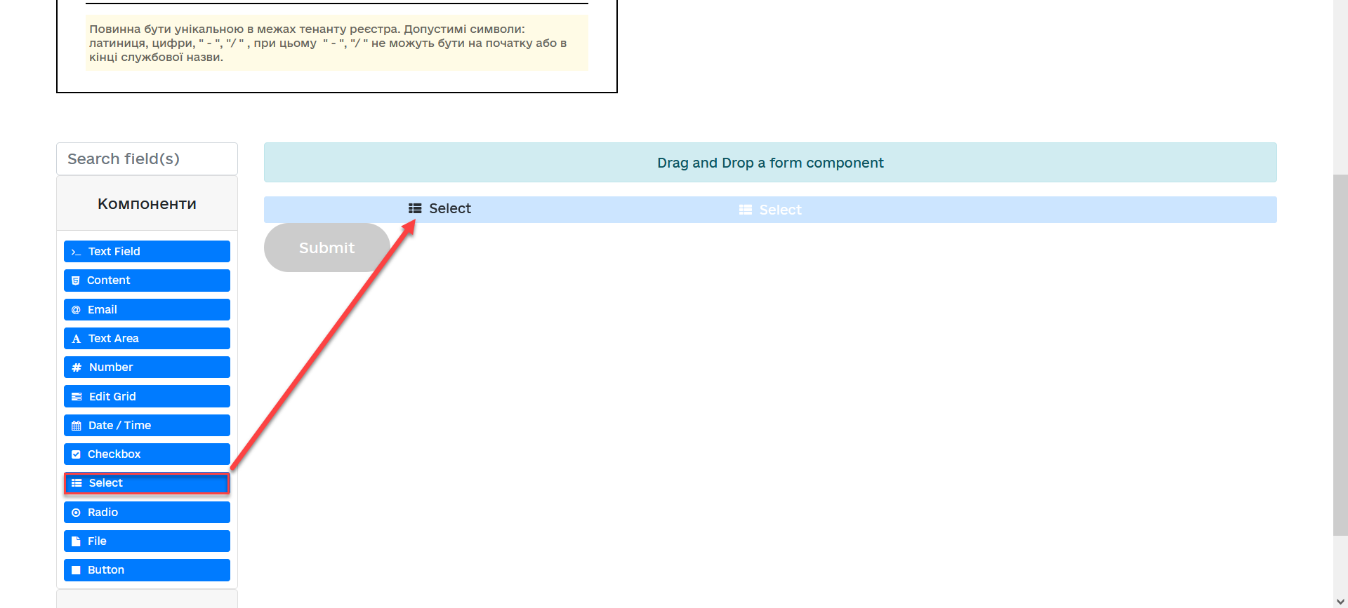 task 3 37 forms drag select