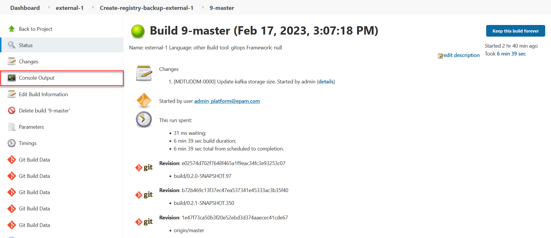 backup schedule registry components 4