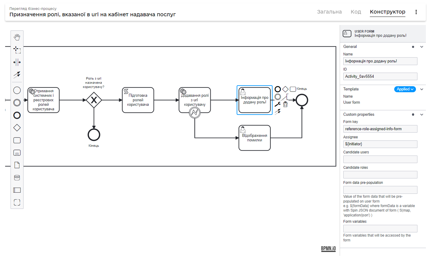 assign role via url 9