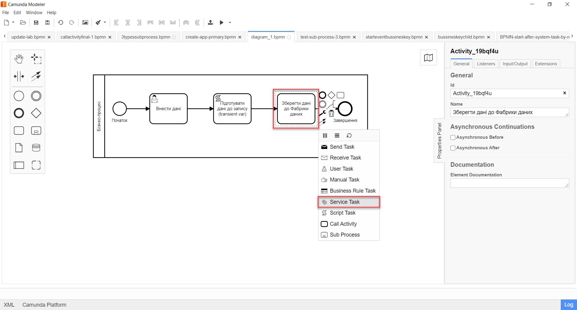 nested entities 1