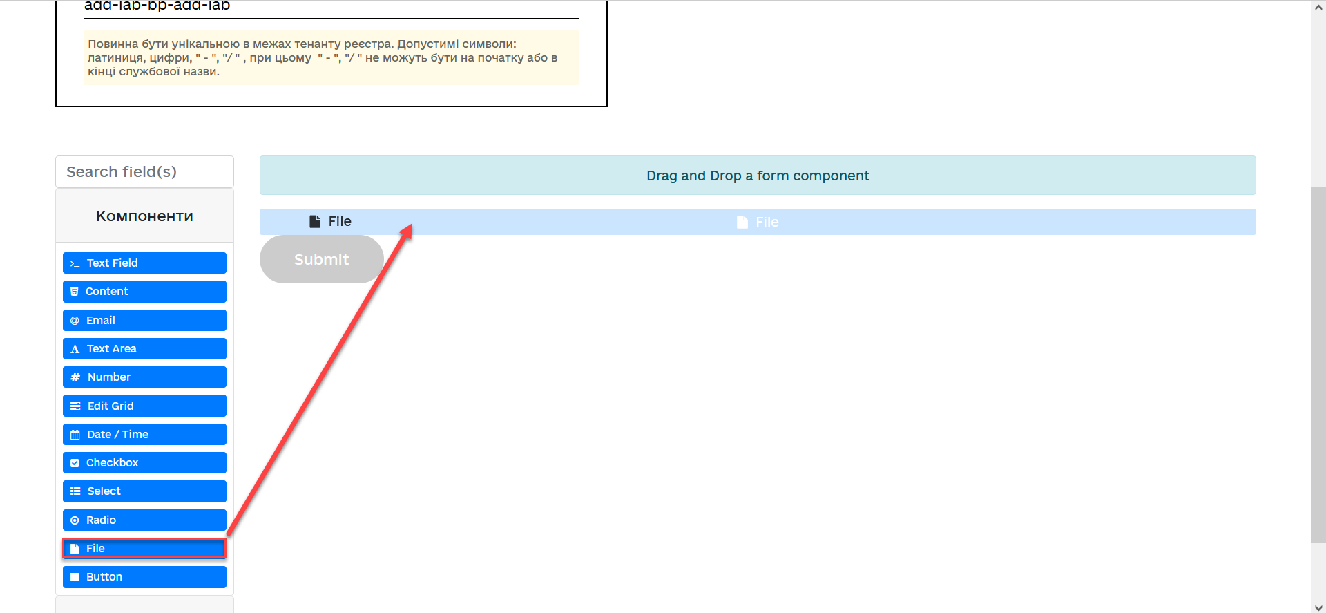 task 3 32 forms drag file