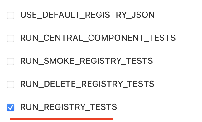 test params